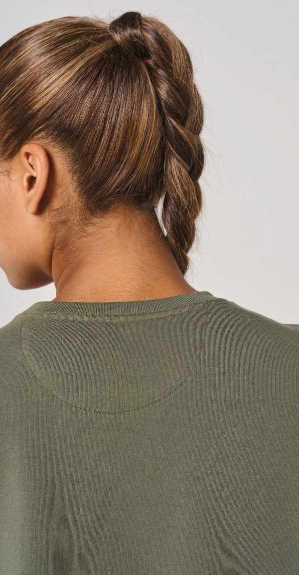 Sal i llum - detalle tejido Sudadera cristiana Sal i llum, detalle del tejido