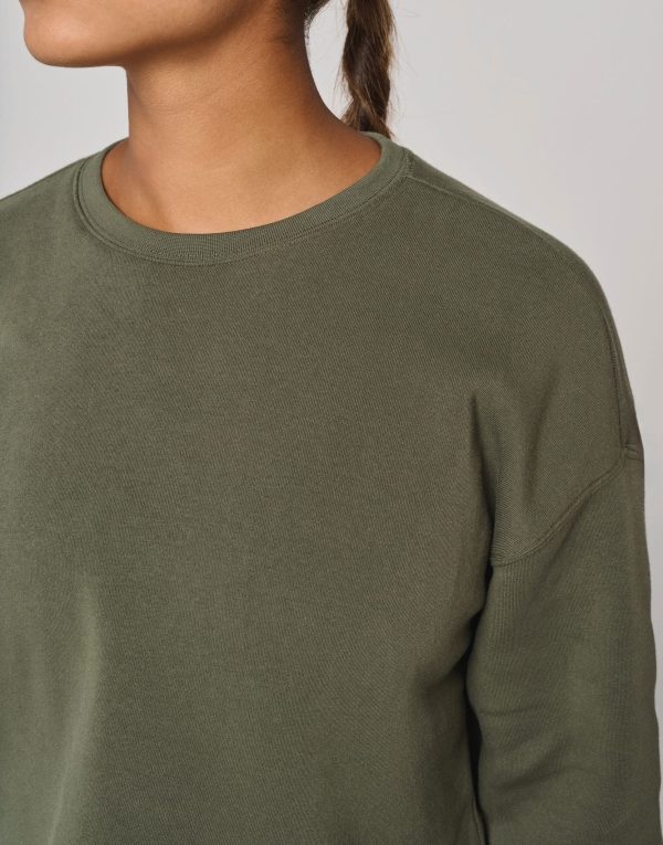 Sal i llum - detalle cuello Sudadera cristiana Sal i llum, detalle del cuello
