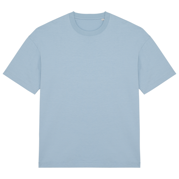 Fe d aqui hombre - frontal detalle Camiseta cristiana Fe d'aquí para hombre, detalle del tejido