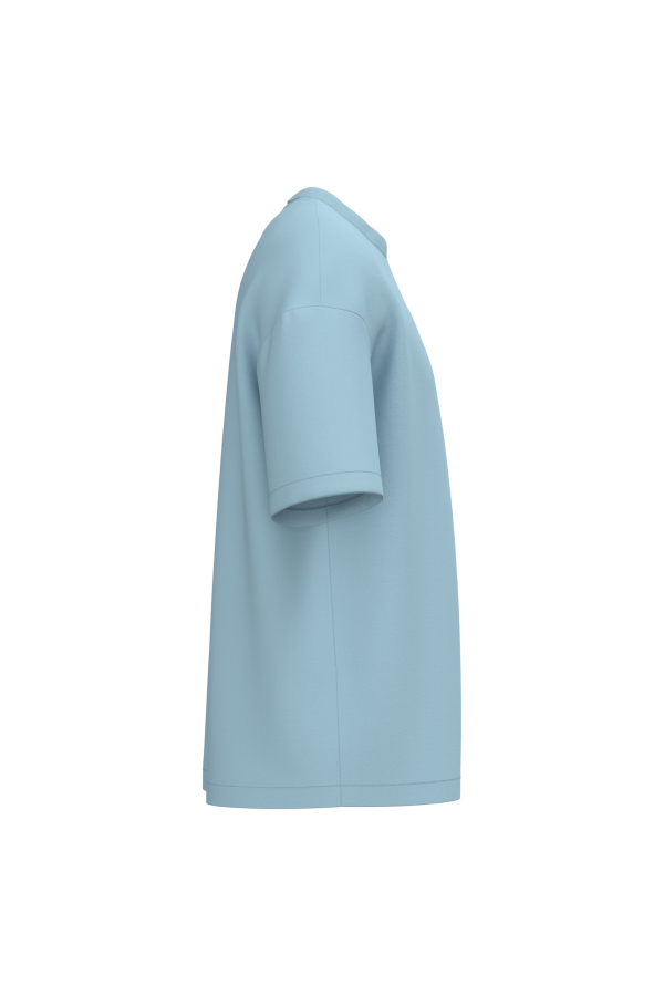 Fe d aqui hombre - lateral Camiseta cristiana Fe d'aquí para hombre, vista lateral