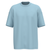 Fe d aqui hombre - frontal Camiseta cristiana Fe d'aquí para hombre, vista frontal - azul mediterráneo