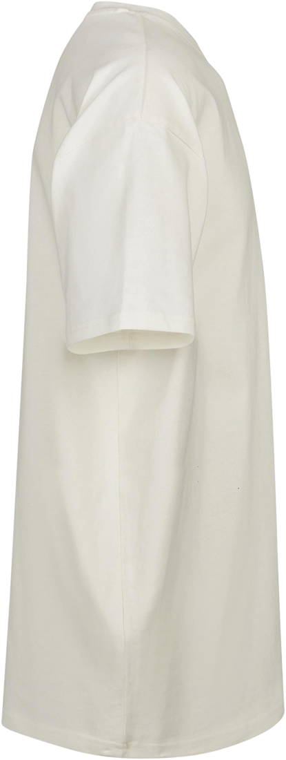 Camiseta Res a demostrar crudo — lateral Camiseta Res a demostrar en color crudo vista de lado